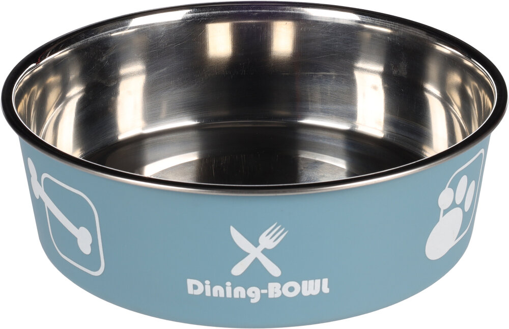 Eet- en drinkpot Kena Rond Blauwgrijs &amp; Zilver
