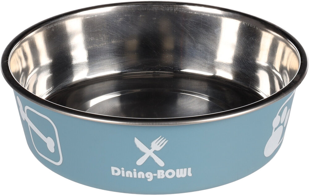 Eet- en drinkpot Kena Rond Blauwgrijs &amp; Zilver