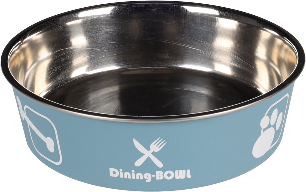 Eet- en drinkpot Kena Rond Blauwgrijs &amp; Zilver