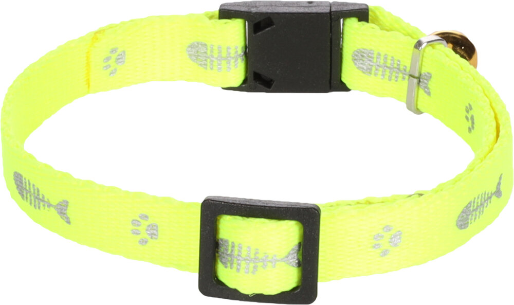 Halsband Ziggi Fluo geel