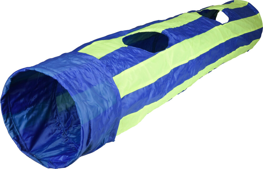 Speelgoed Feline Tunnel met bal Blauw &amp; Groen