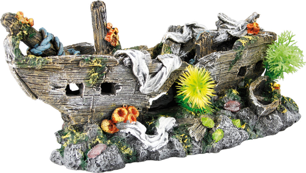 Decoratie Bruin Scheepswrak