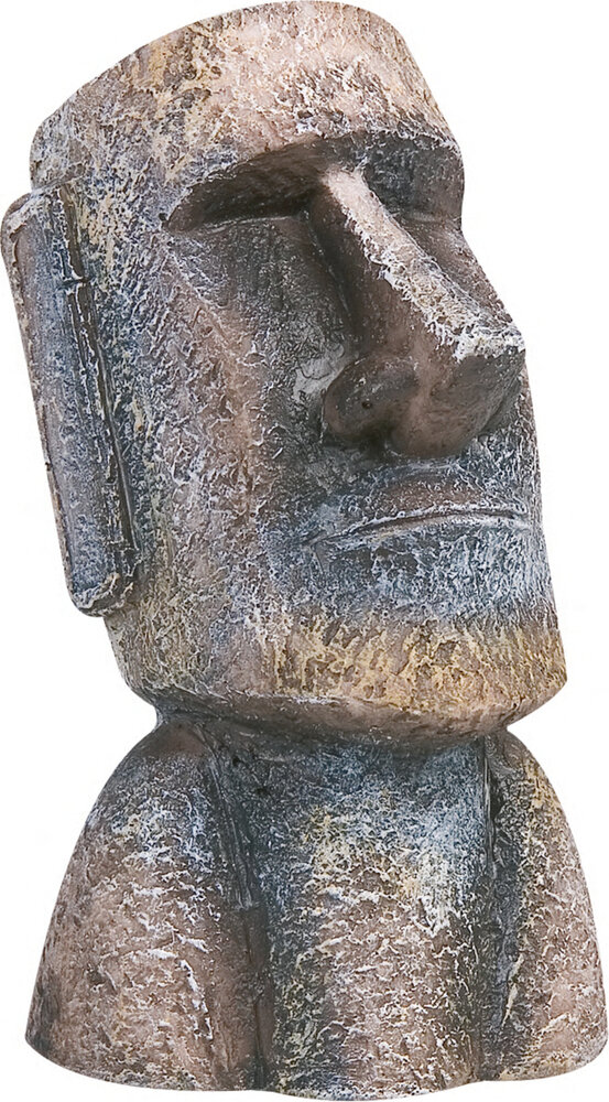 Decoratie Moai Grijs Beeld