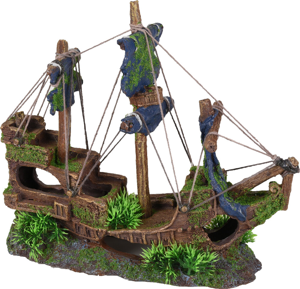 Decoratie Moza Groen Scheepswrak