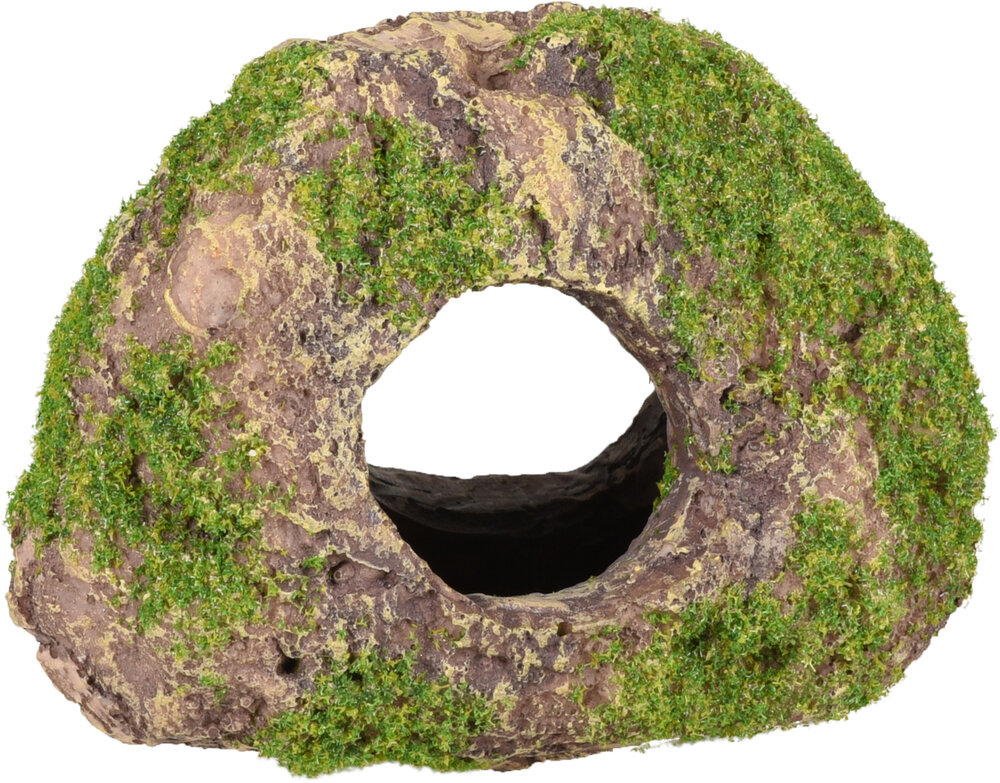 Decoratie Moza Groen Steen
