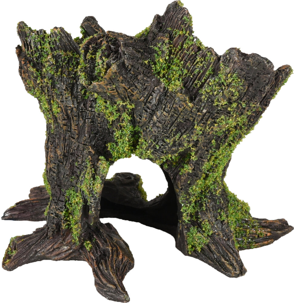 Decoratie Moza Groen Boomstronk
