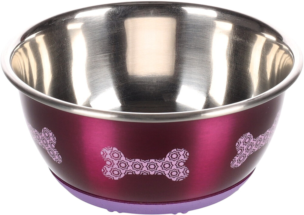 Eet- en drinkpot Selecta Rond Roze &amp; Zilver