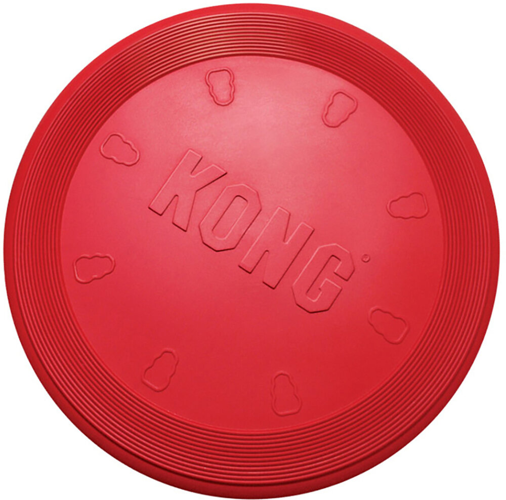 Kong Speelgoed Flyer Frisbee Rood