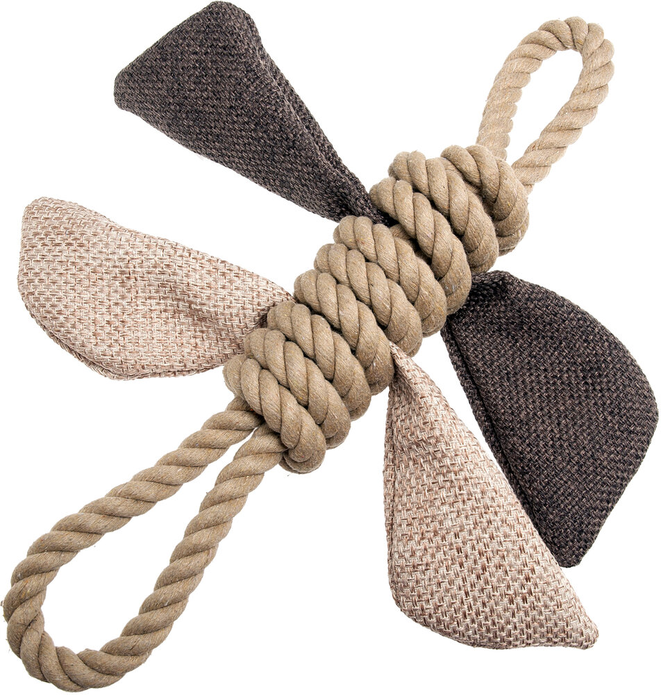 Speelgoed Mason Vlinder met touw Beige