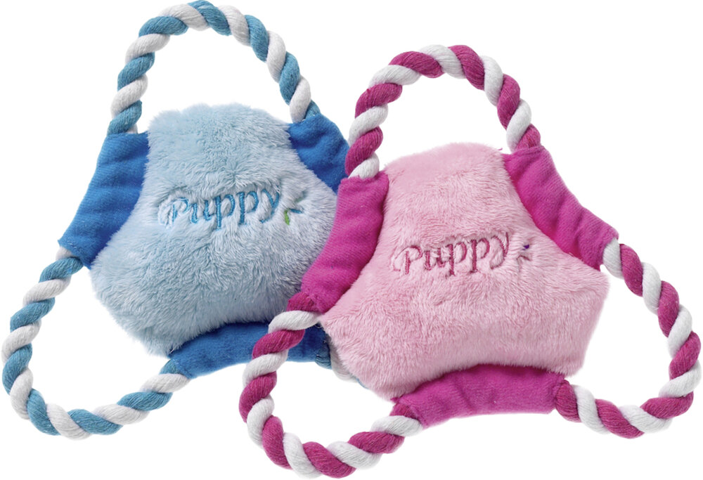 Speelgoed Puppy Boban Frisbee voor puppy&#039;s met touw Meerdere kleuren