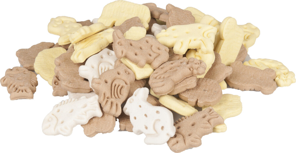 Snack Crunch Koekje Dierenfiguren met vanillesmaak