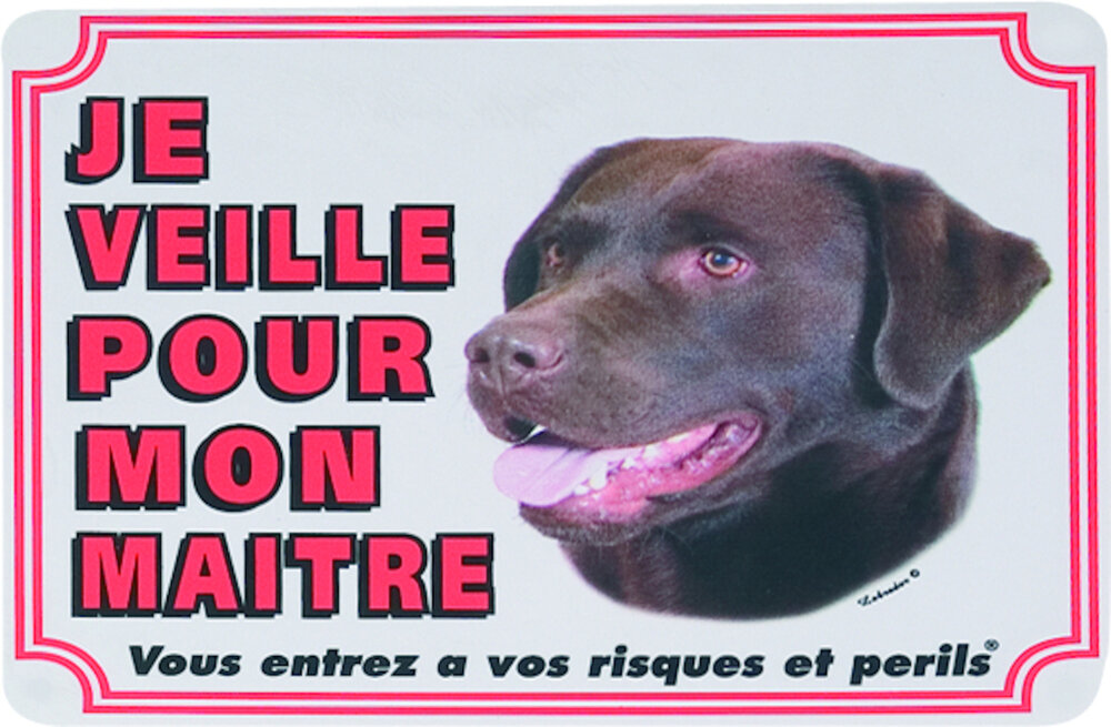 Waakbord FR Labrador Wit