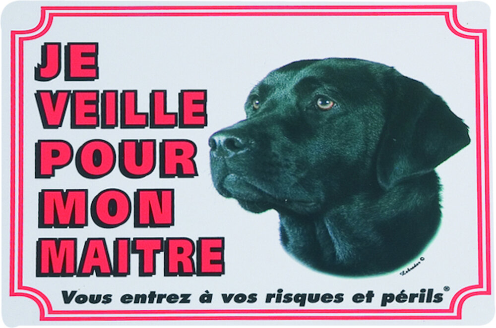 Waakbord FR Labrador Wit