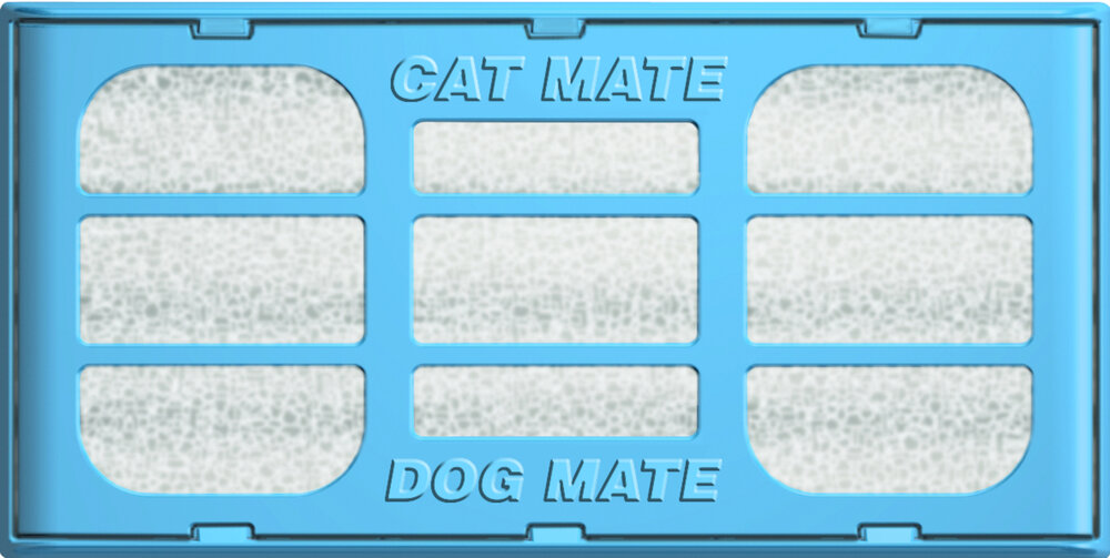 Filter Drinkfontein Cat Mate Rechthoekig Blauw