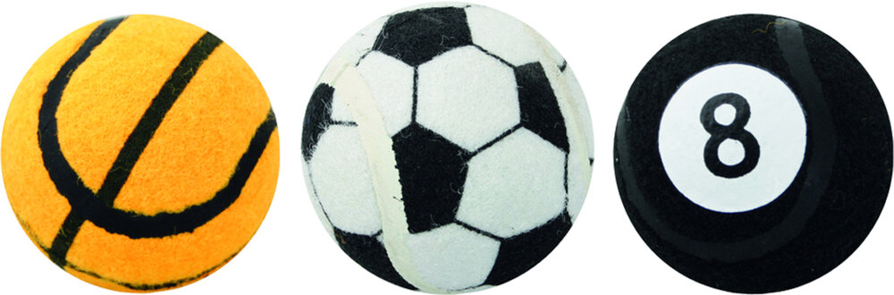 Kong Speelgoed Sport Basketbal &amp; Voetbal &amp; Biljartbal Meerkleurig