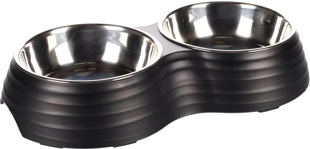 Eet- en drinkpot Duo Dinner Aschau Zwart &amp; Zilver