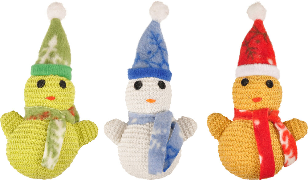 Kerst Speelgoed Jayden Sneeuwman Meerdere kleuren