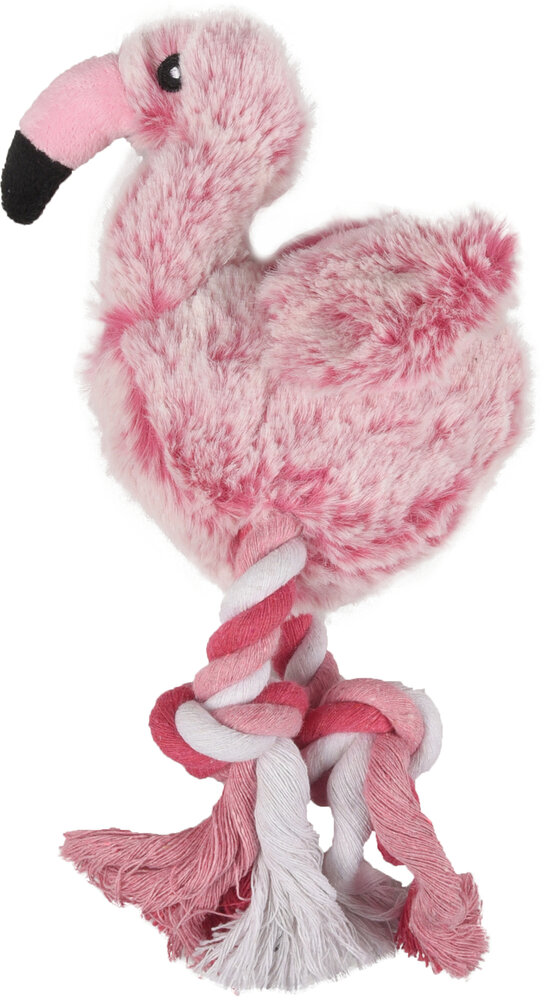 Speelgoed Andes Flamingo met touw Roze