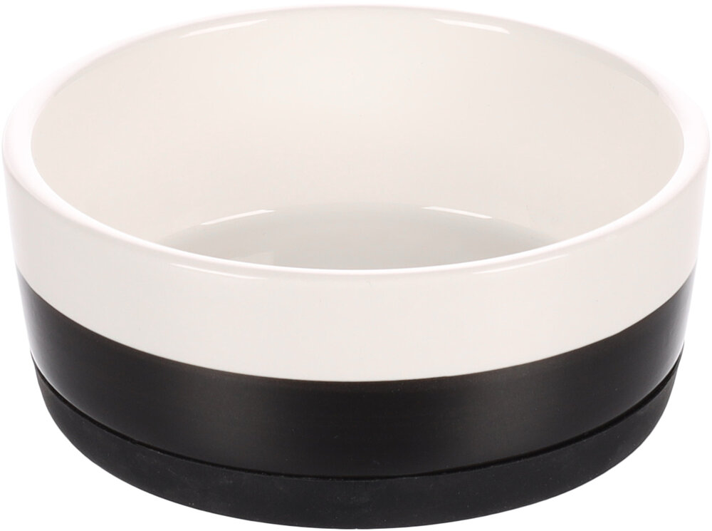 Eet- en drinkpot Duke Rond Zwart &amp; Wit