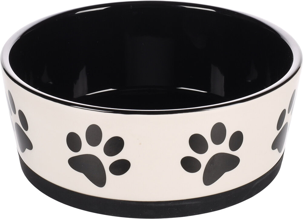 Eet- en drinkpot Kenzo Rond Wit &amp; Zwart