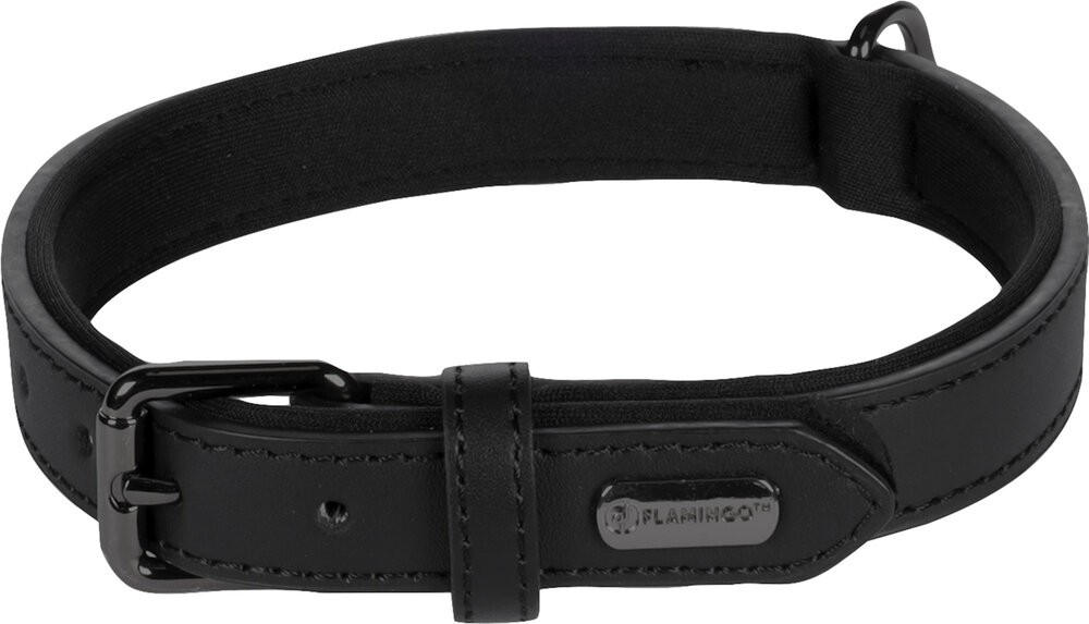 Halsband met neopreen Binti Zwart