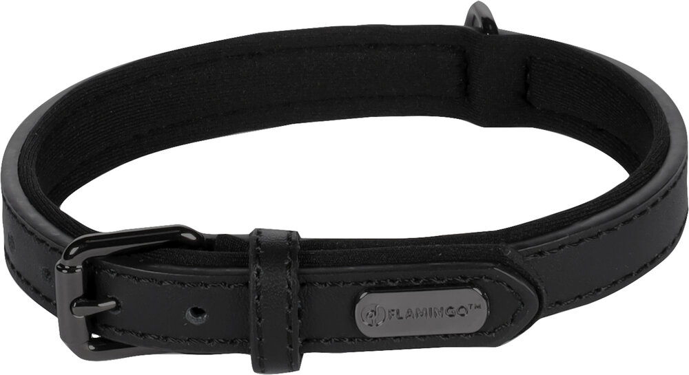 Halsband met neopreen Binti Zwart