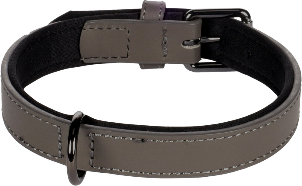 Halsband met neopreen Binti Grijs