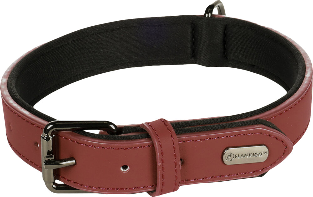 Halsband met neopreen Binti Rood