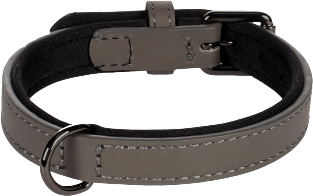 Halsband met neopreen Binti Grijs
