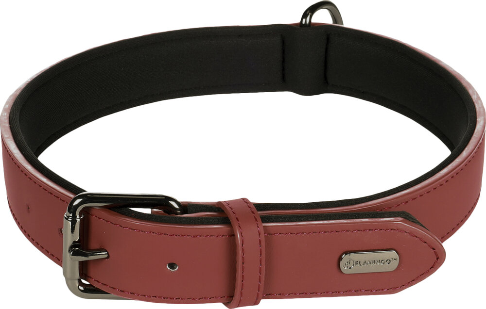 Halsband met neopreen Binti Rood