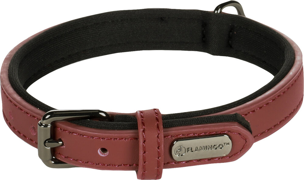 Halsband met neopreen Binti Rood