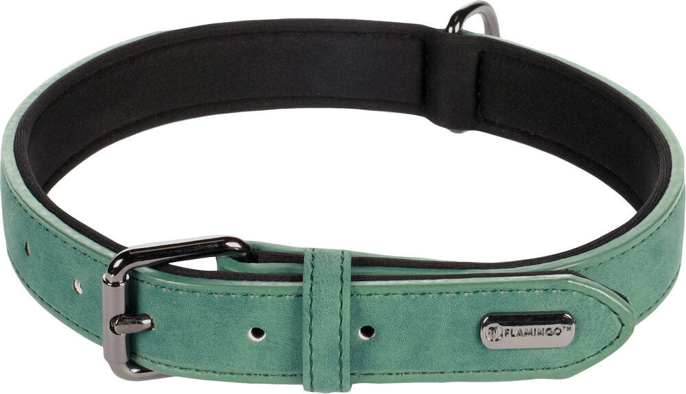 Halsband met neopreen Delu Groen