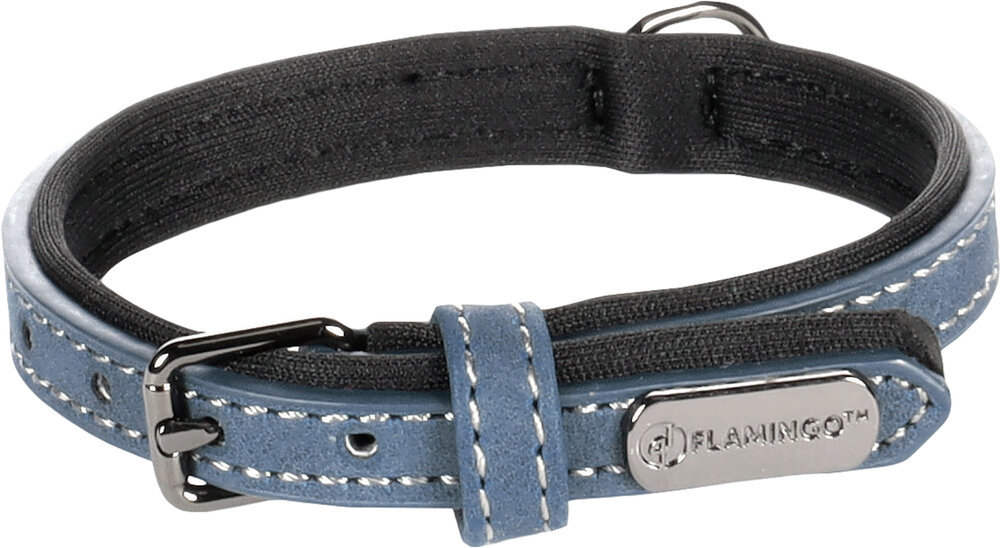 Halsband met neopreen Delu Blauw