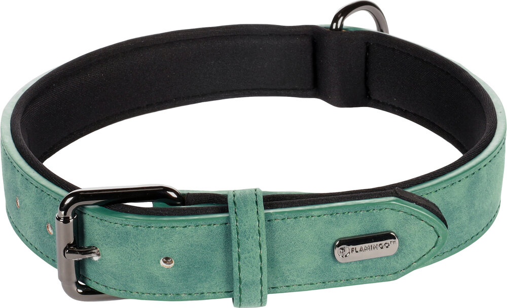 Halsband met neopreen Delu Groen