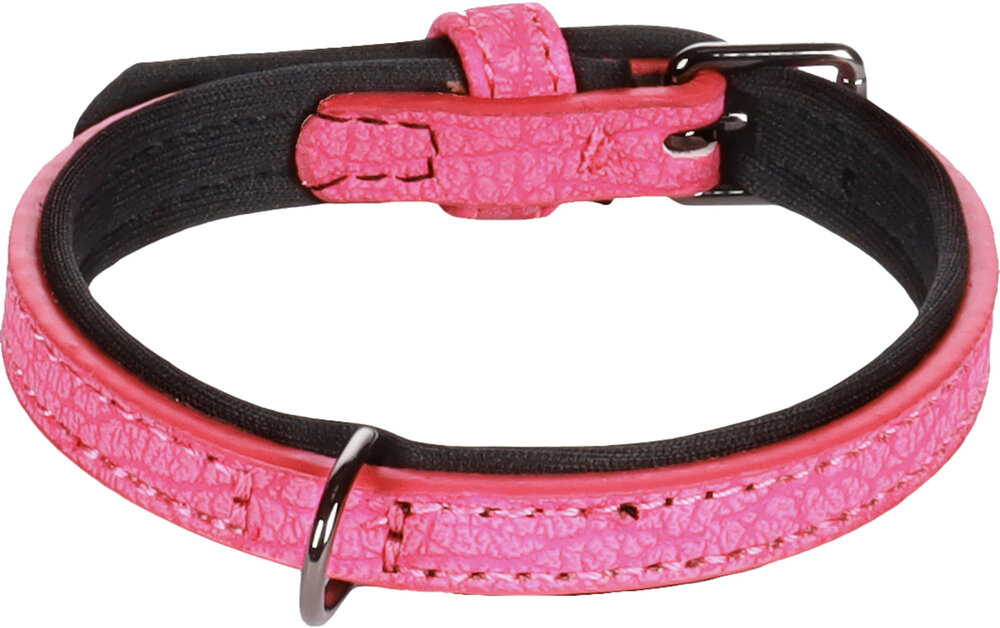 Halsband met neopreen Leza Roze