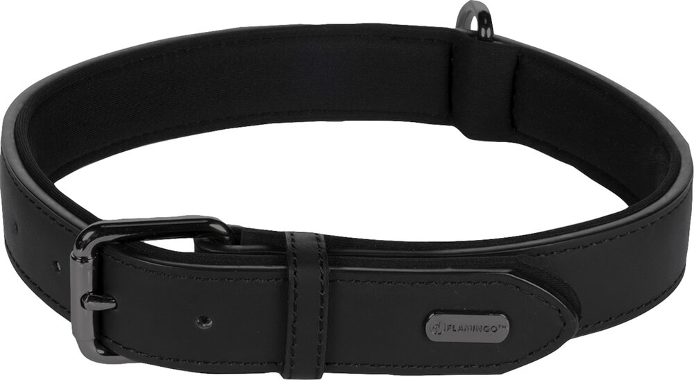 Halsband met neopreen Binti Zwart
