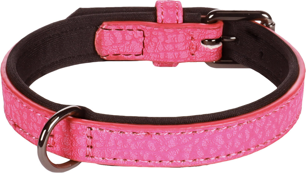 Halsband met neopreen Leza Roze