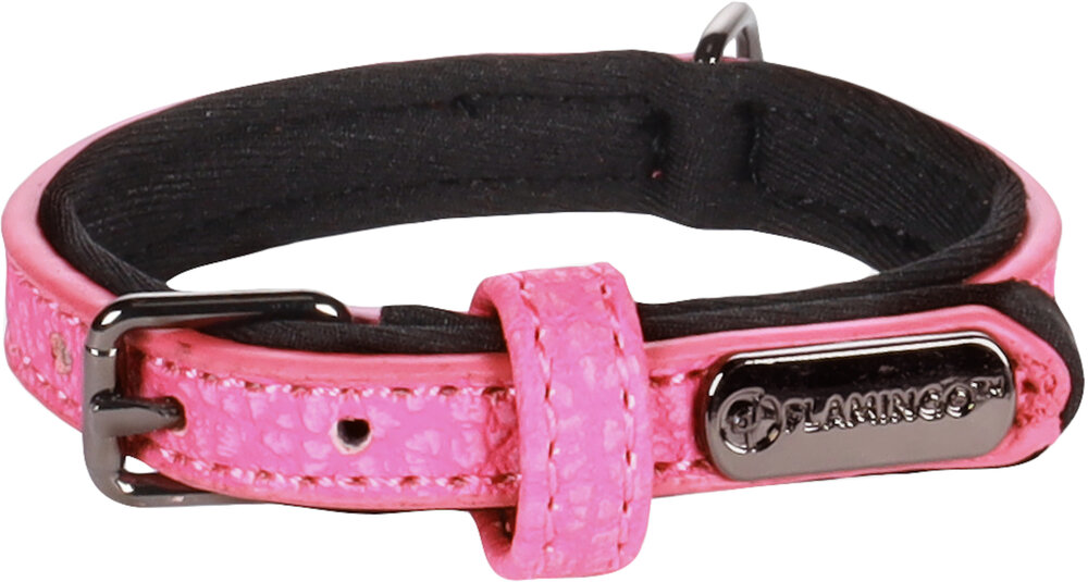 Halsband met neopreen Leza Roze