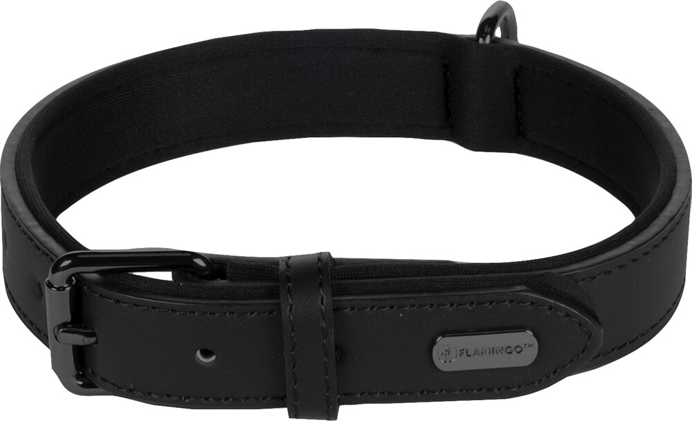 Halsband met neopreen Binti Zwart