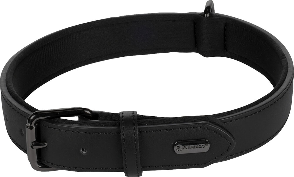 Halsband met neopreen Binti Zwart