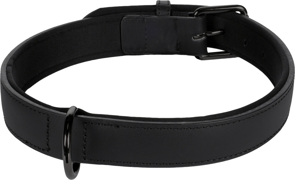 Halsband met neopreen Binti Zwart