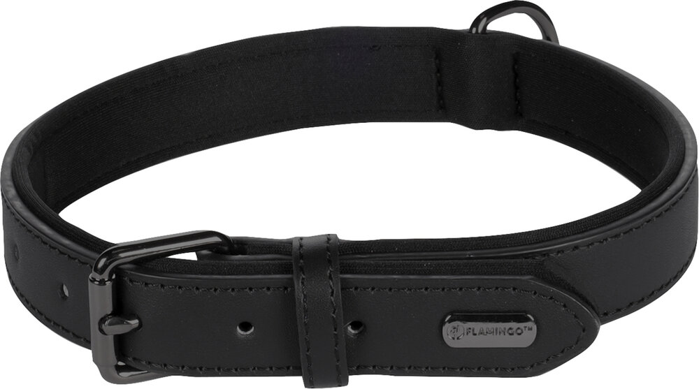 Halsband met neopreen Binti Zwart