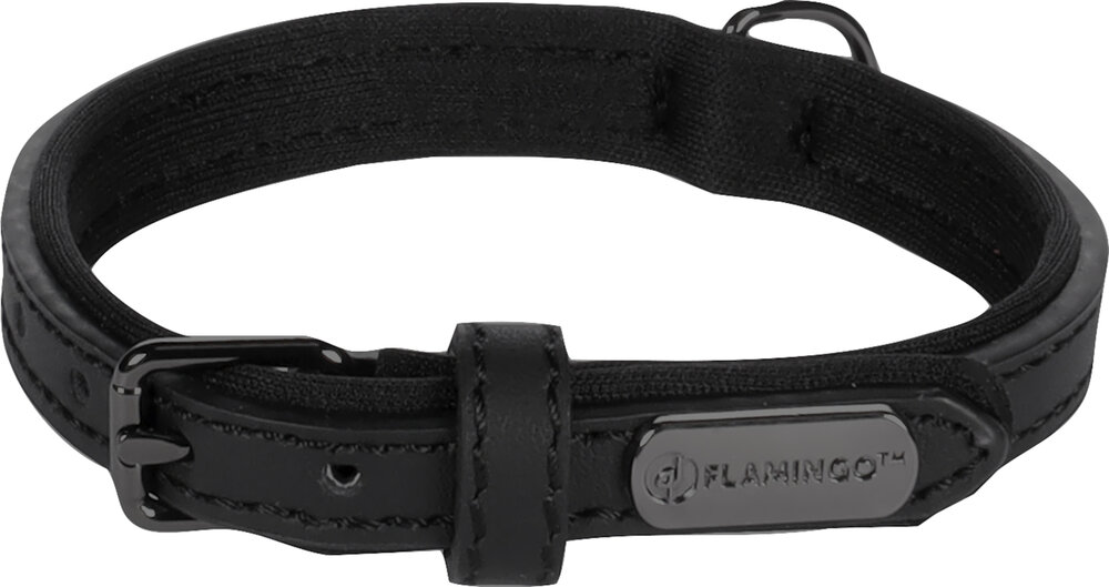 Halsband met neopreen Binti Zwart