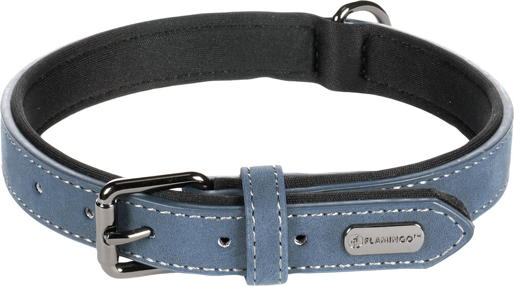 Halsband met neopreen Delu Blauw