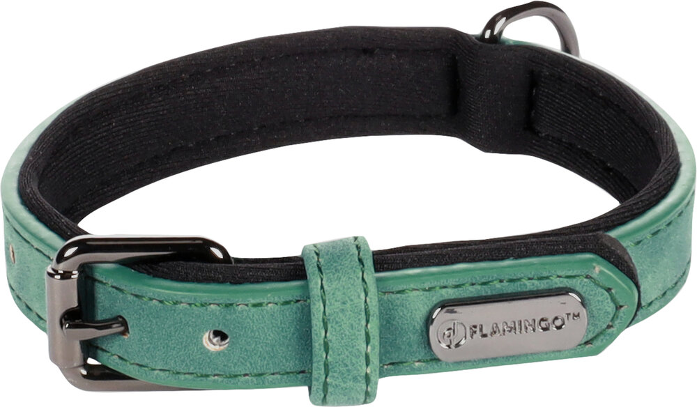 Halsband met neopreen Delu Groen