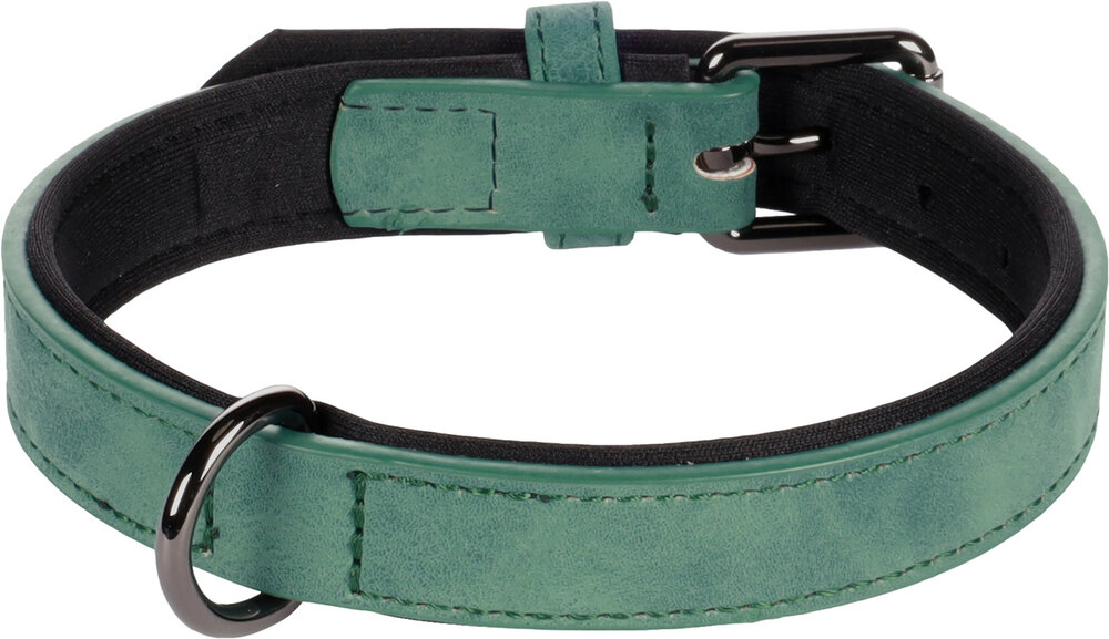 Halsband met neopreen Delu Groen
