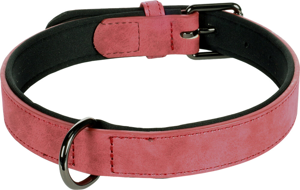 Halsband met neopreen Delu Rood