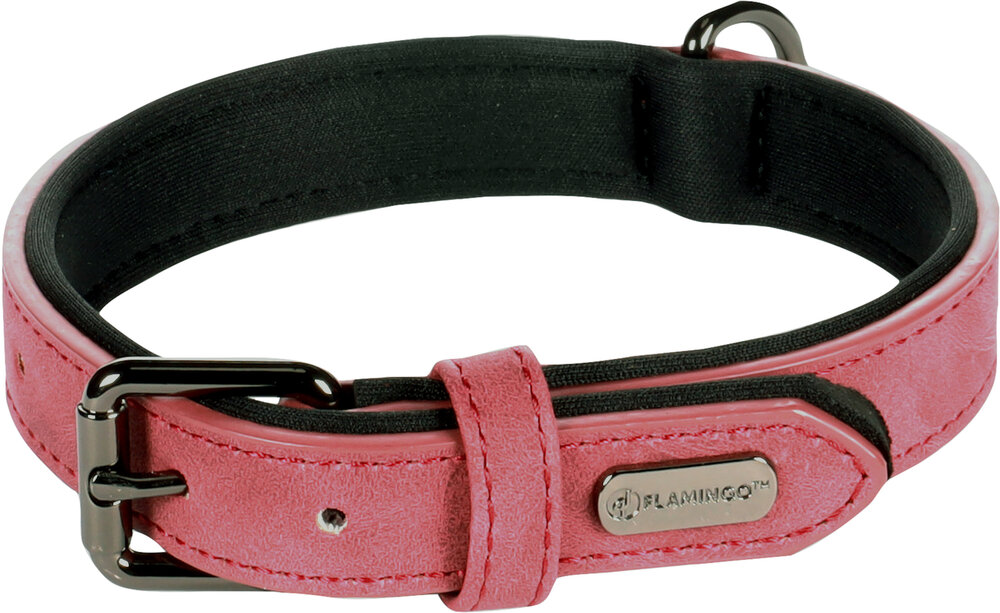 Halsband met neopreen Delu Rood