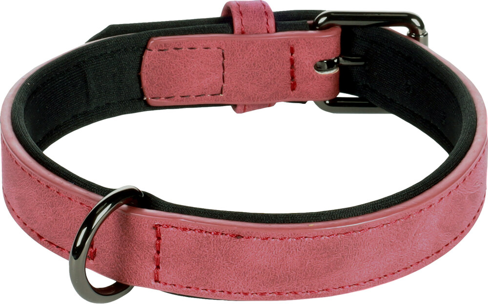 Halsband met neopreen Delu Rood