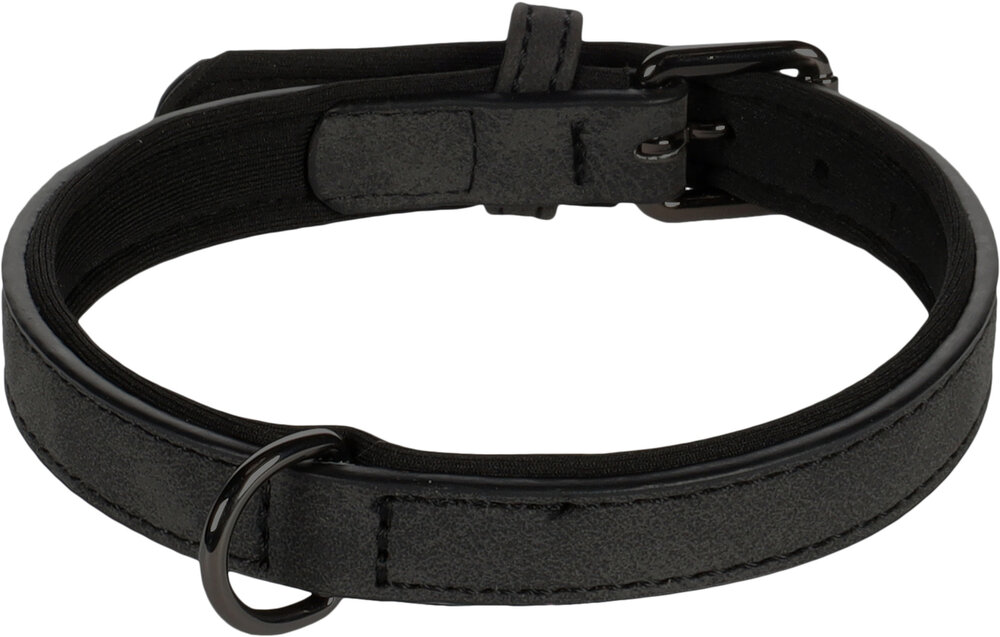 Halsband met neopreen Delu Zwart